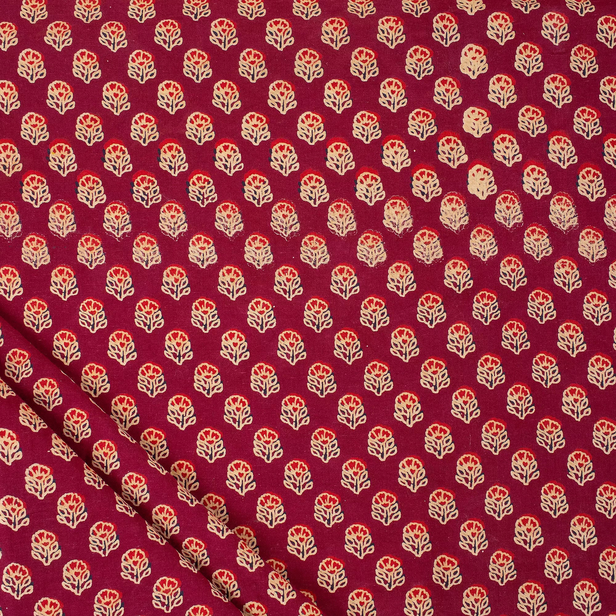 Premium Quality Ajrakh Printed Fabric