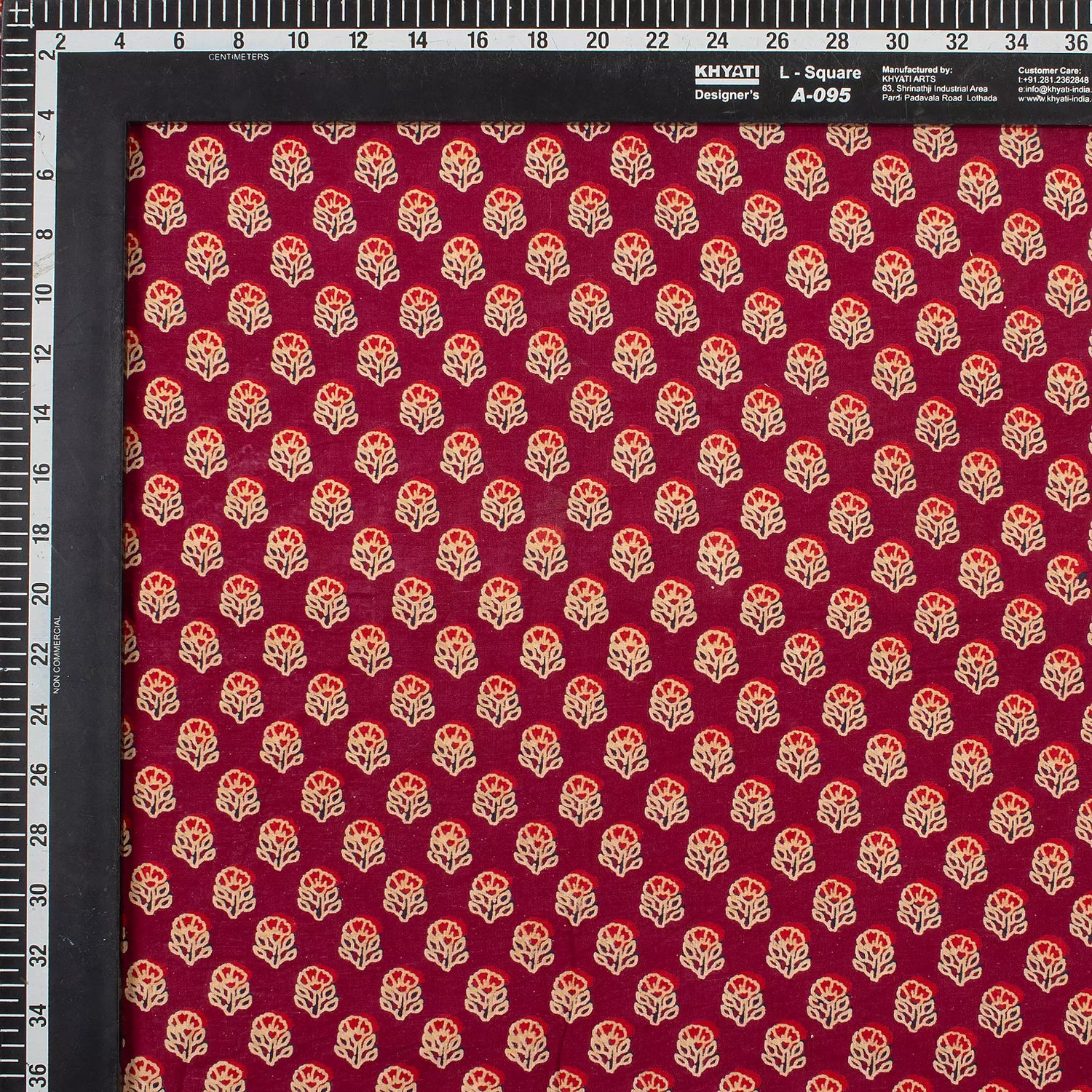 Premium Quality Ajrakh Printed Fabric