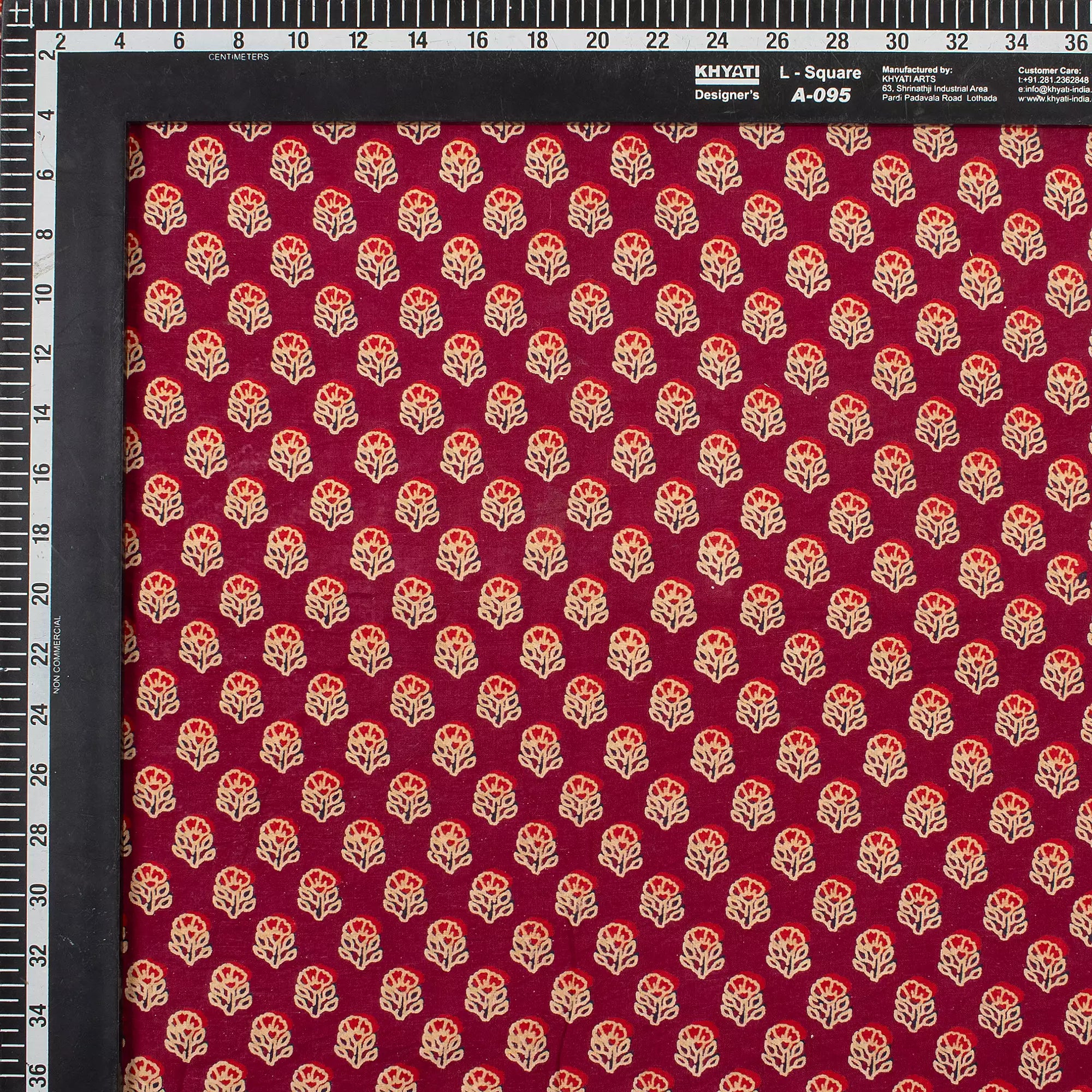 Premium Quality Ajrakh Printed Fabric