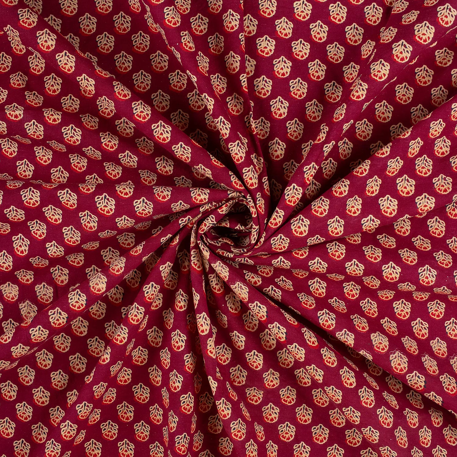 Premium Quality Ajrakh Printed Fabric