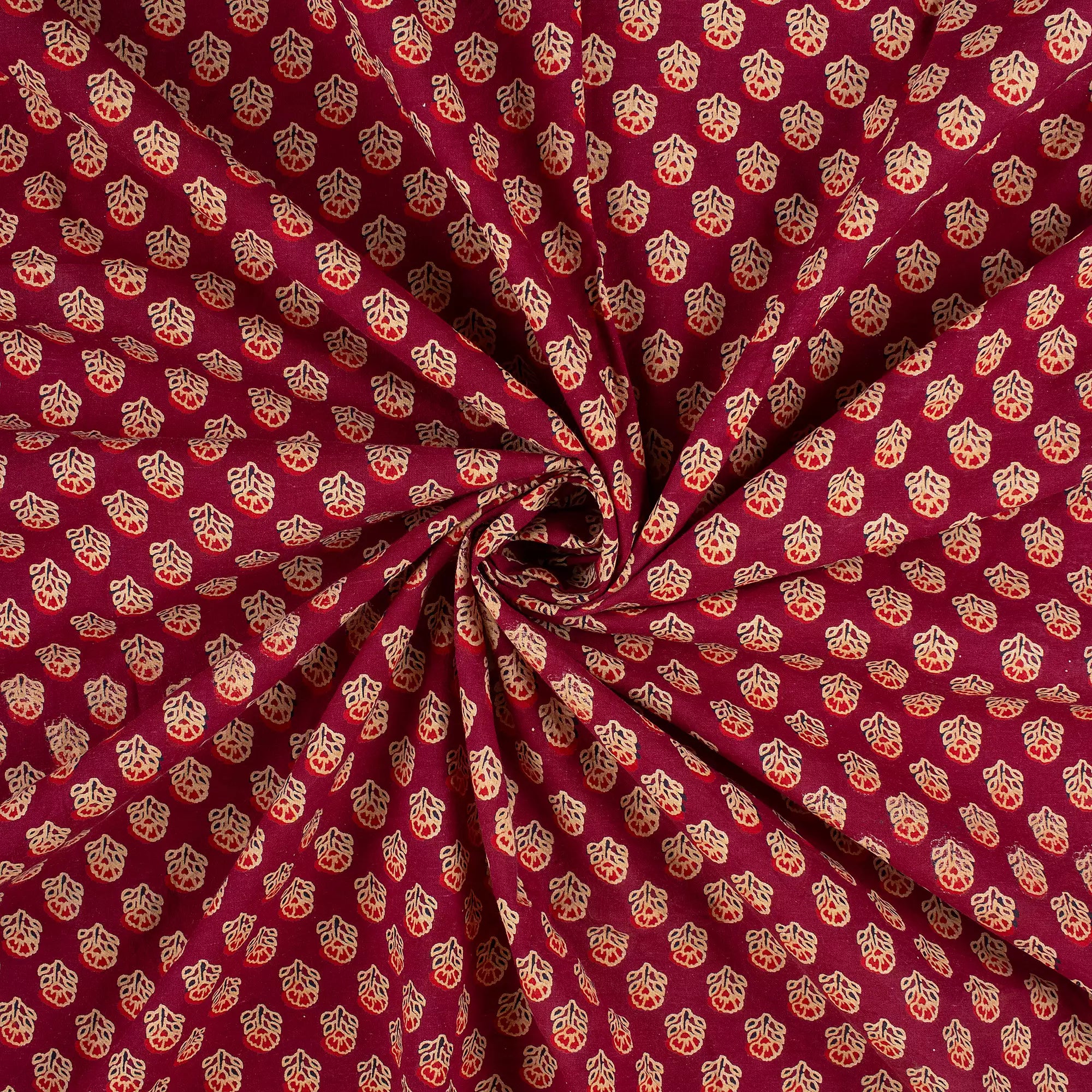 Premium Quality Ajrakh Printed Fabric