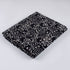 Premium Quality Block Printed Floral Black and White Fabric
