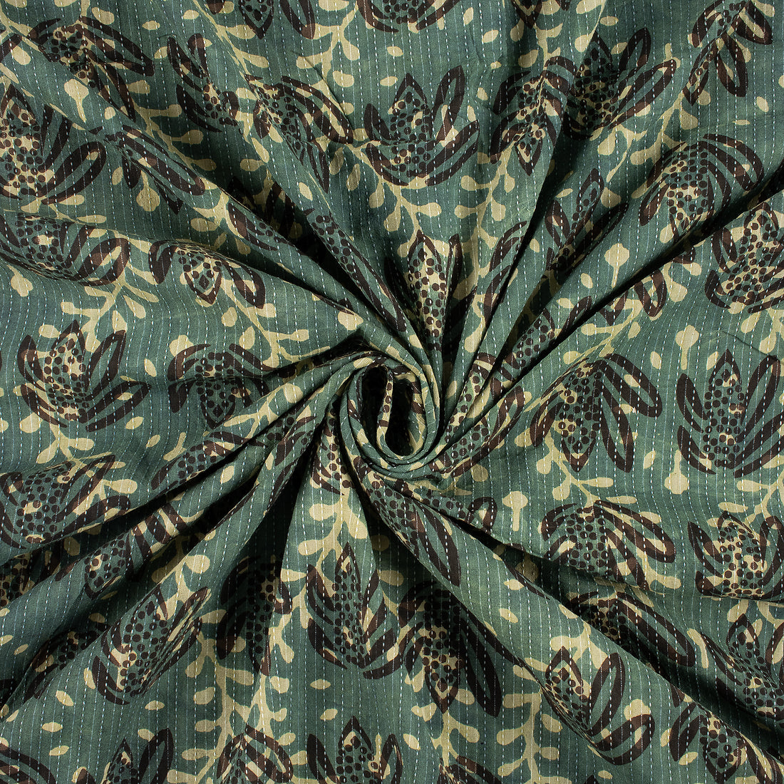 Premium Quality Dabu Hand Block Printed kantha Fabric