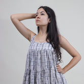 Premium Quality Natural Tie Dye Cotton Midi Dress