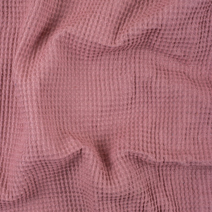 Premium Quality Solid Cotton Waffle Fabric