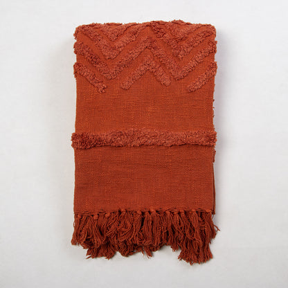 Premium Solid Hand Dyed Cotton solid Throws