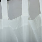 Premium Solid White Cotton Curtains For Living Room