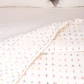 Premium Stitched Organic Cotton Kantha Quilt Blanket