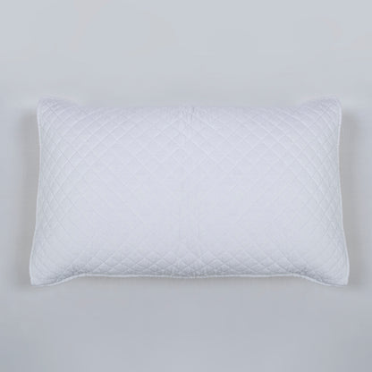 Premium White Cotton Machine Quitls with Pillow Cover