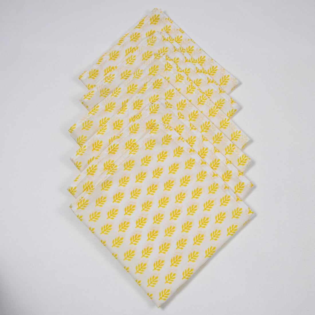 Pure Cotton Booti Hand Block Printed Cloth Napkin