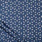 Pure Cotton Hand Block Printed Discharge Fabric