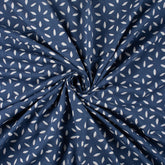 Pure Cotton Hand Block Printed Discharge Fabric