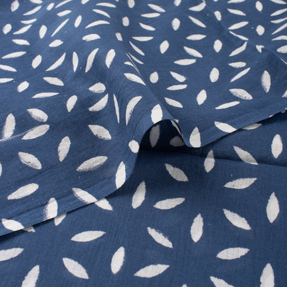 Pure Cotton Hand Block Printed Discharge Fabric