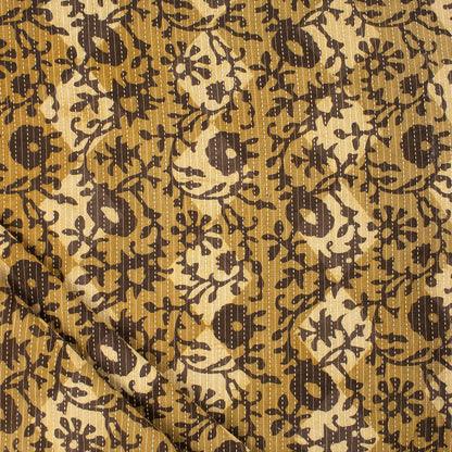 Pure Cotton Hand Printed Dabu Kantha Fabric
