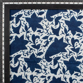 Pure Cotton Hand Printed Indigo Fabric