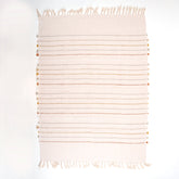 Pure Cotton Hand Woven Striped Woven Throws