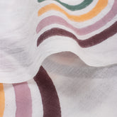 Pure Cotton Rainbow Block Print Fabric By The Yard