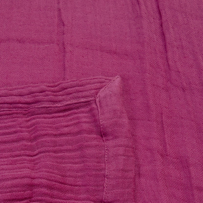 Pure Natural Dyed Cotton Gauze Throw Blanket