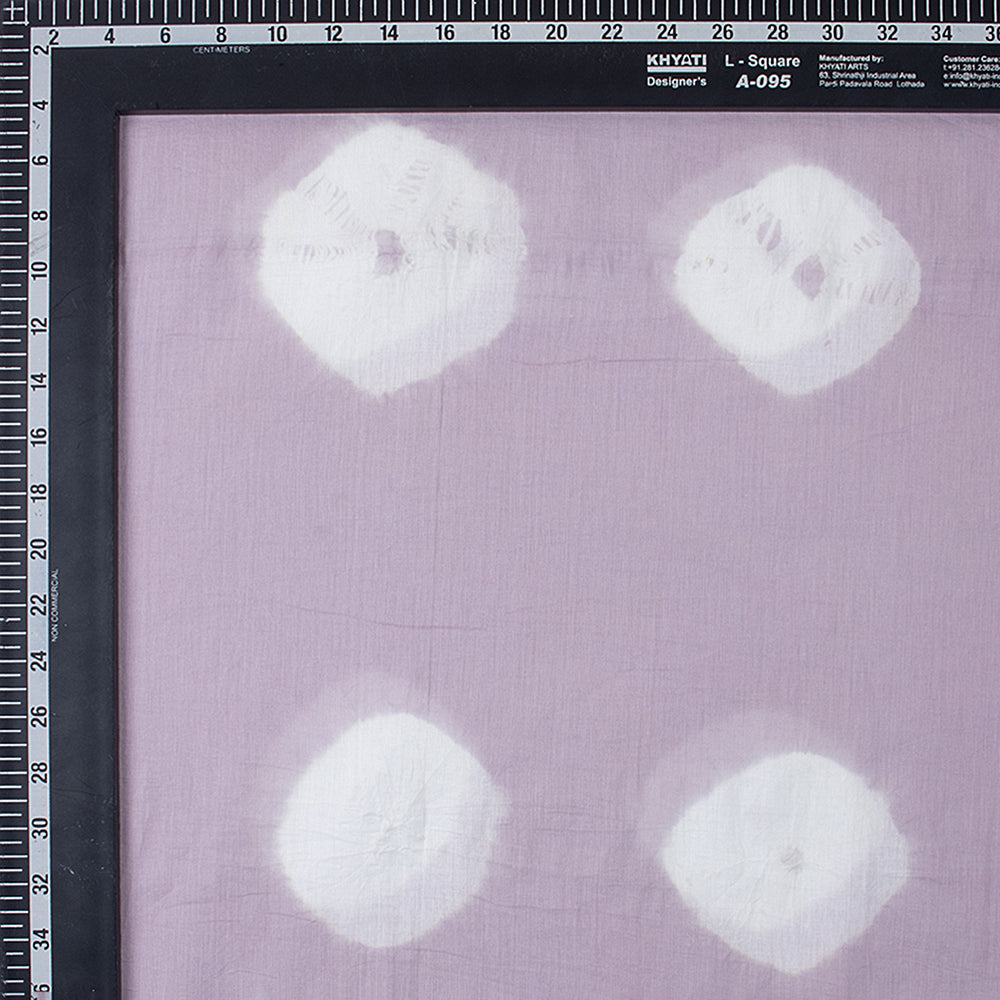 Purple Cotton Tie Dye Shibori Fabric
