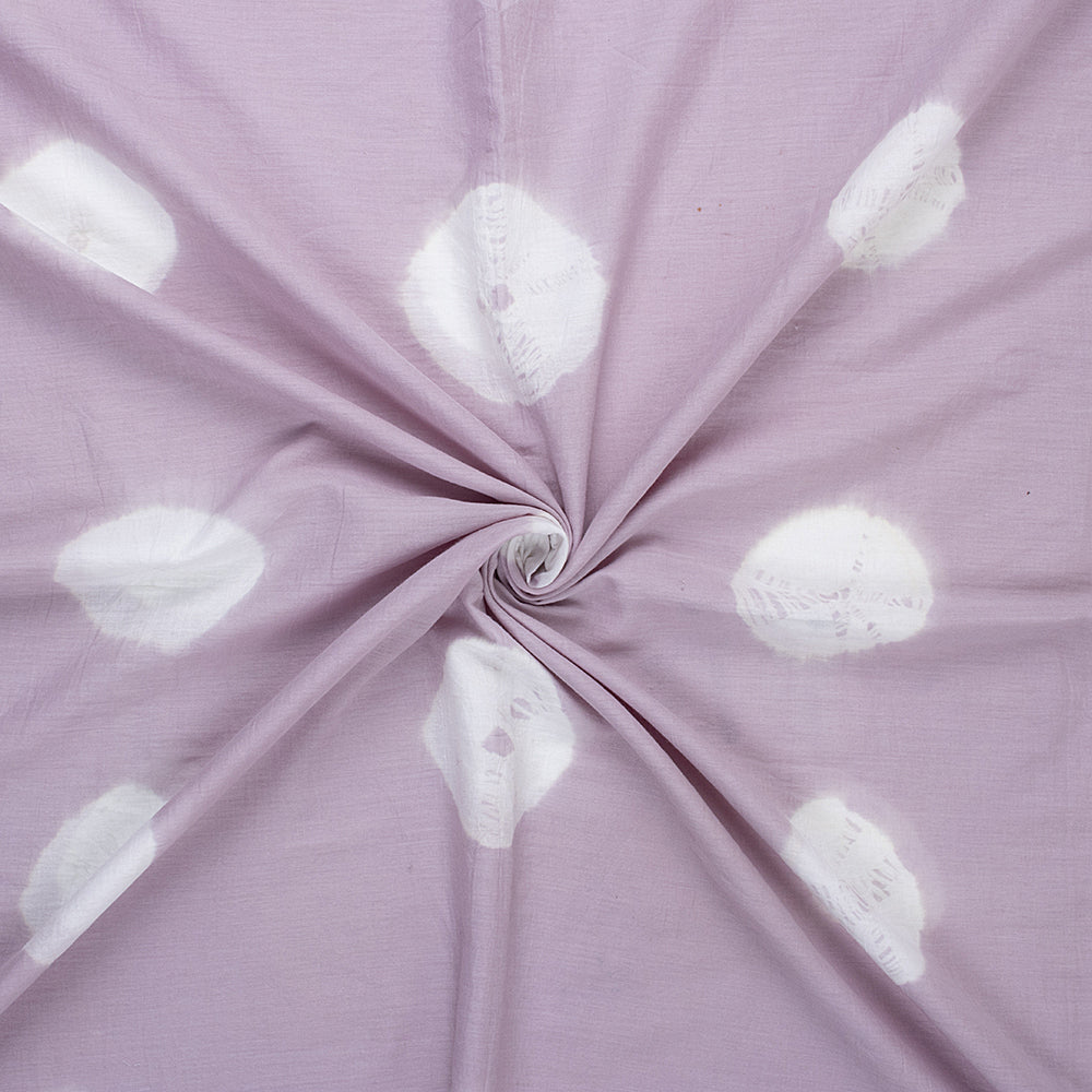 Purple Cotton Tie Dye Shibori Fabric