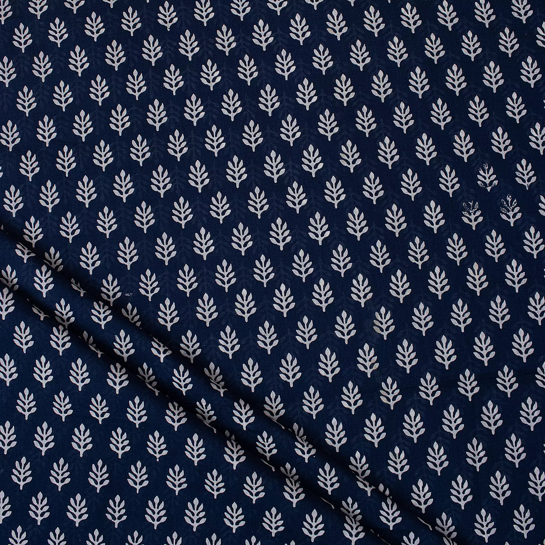 Blue Booty Printed Discharge Fabric