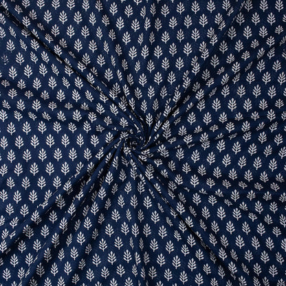 Blue Booty Printed Discharge Fabric