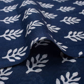 Blue Booty Printed Discharge Fabric