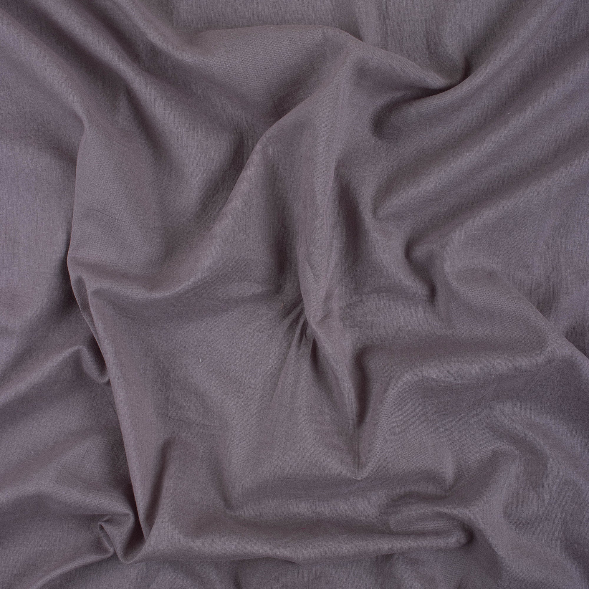 Grey Solid Pure Cotton Plain Cloth