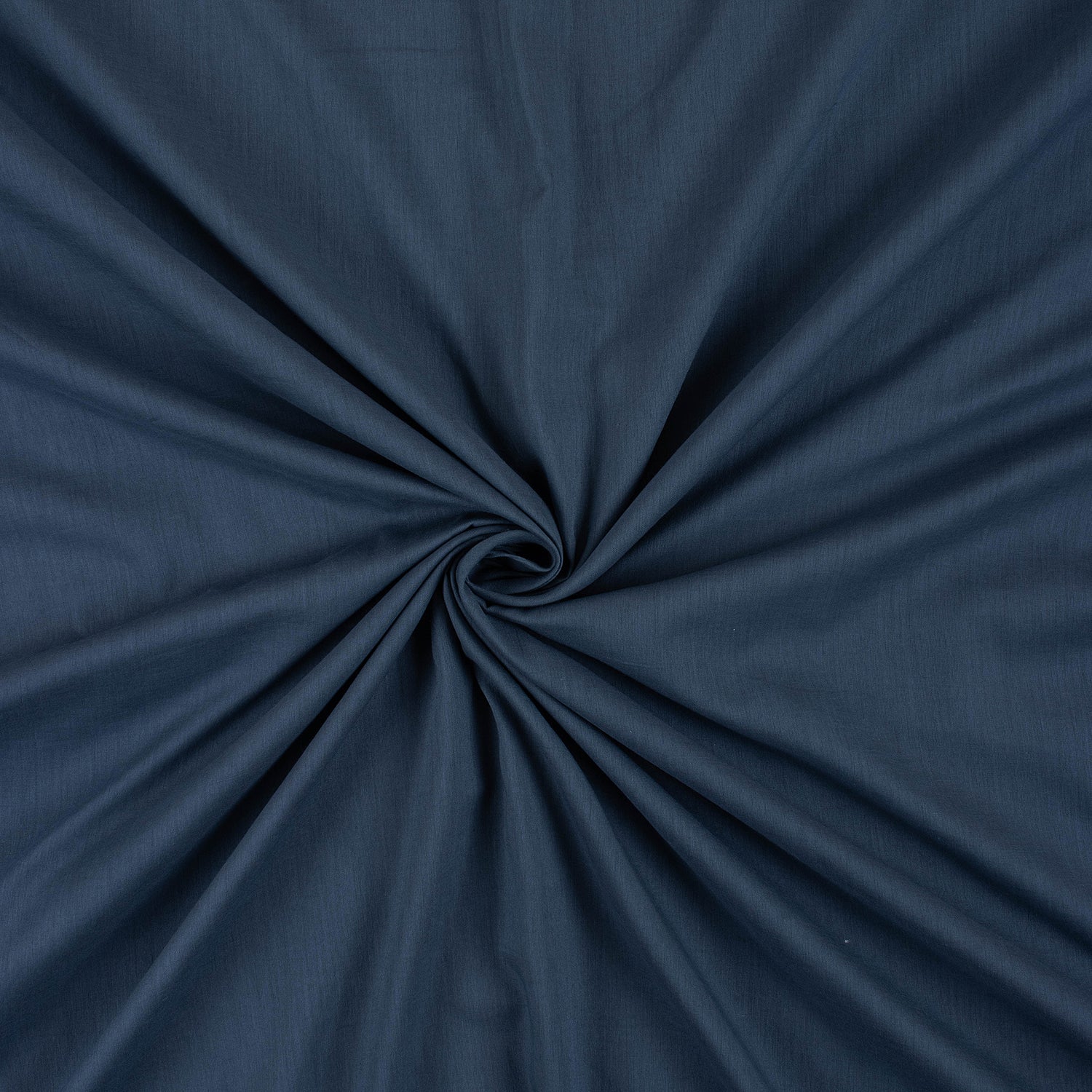 Solid Blue Plain Cotton Fabric