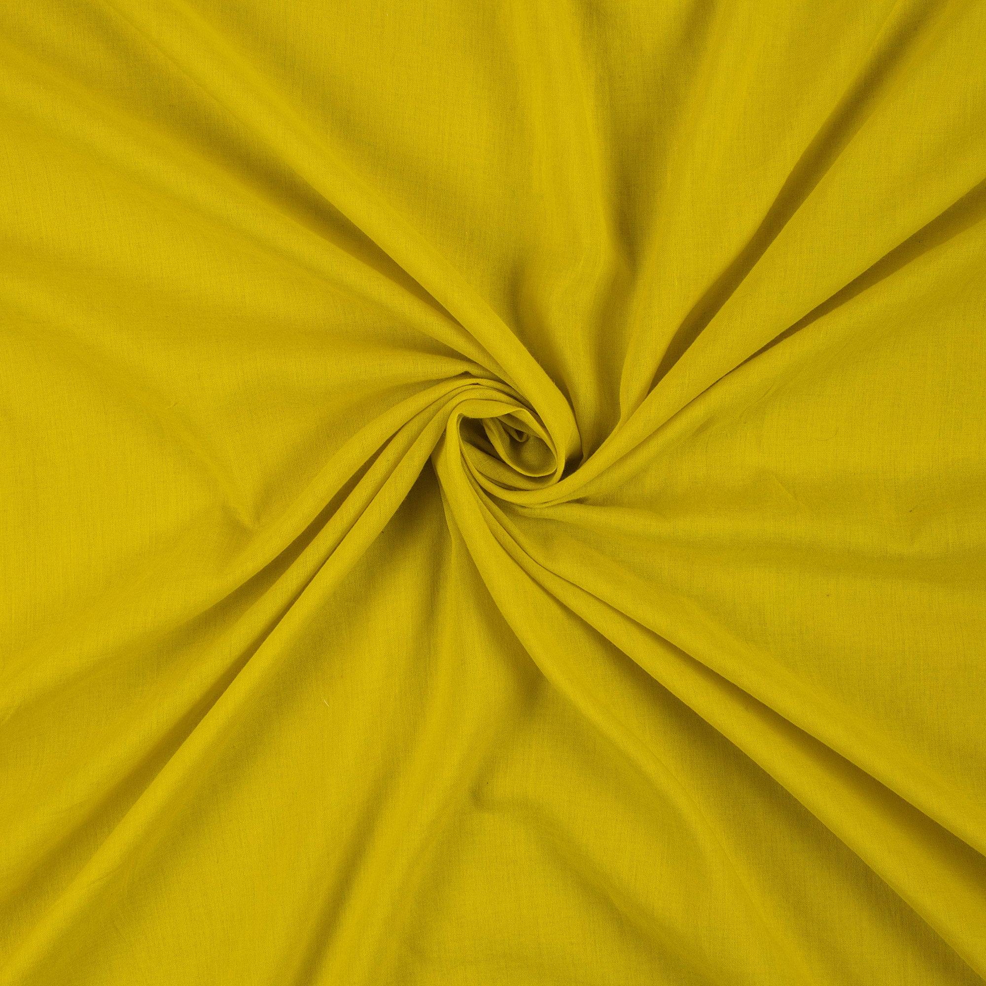 Lemon Color Solid Cotton Cloth Material
