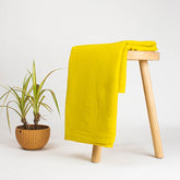 Lemon Color Solid Cotton Cloth Material