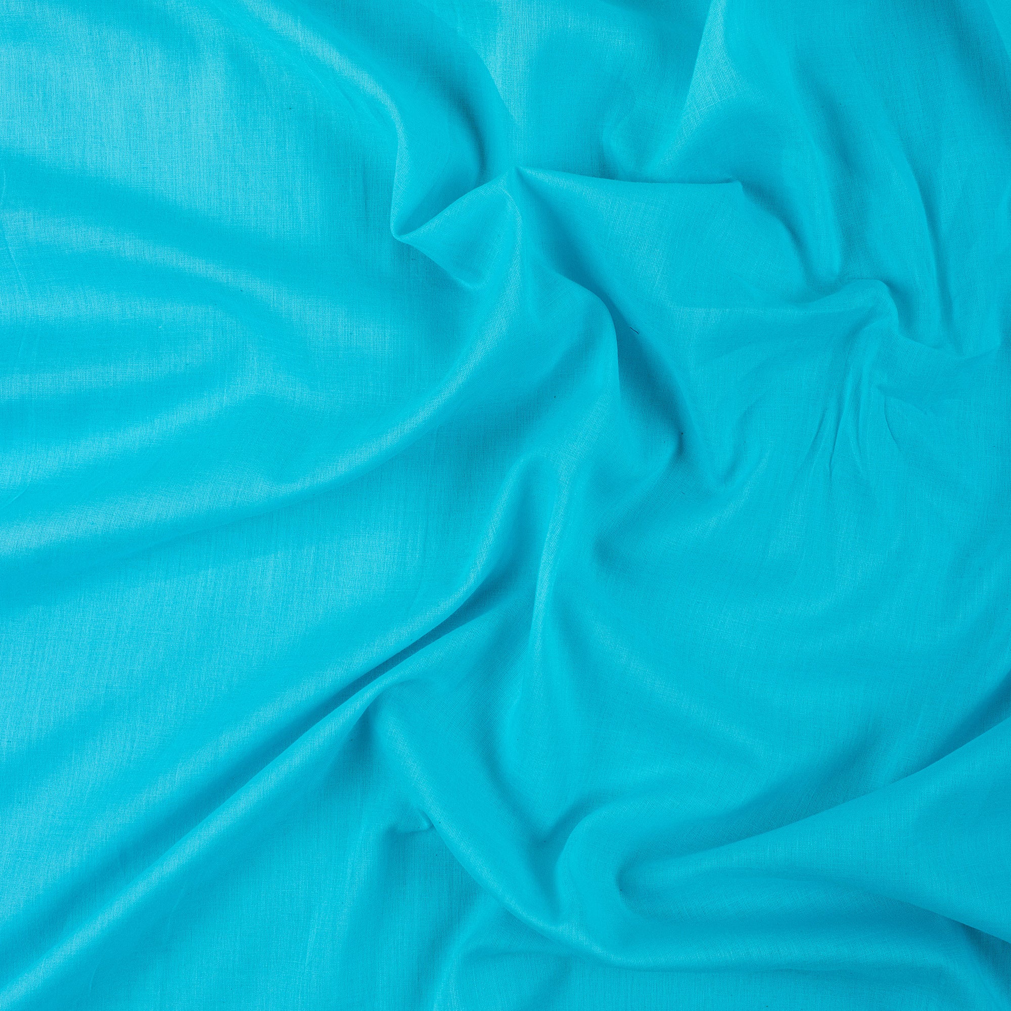 Solid Light Sky Blue Cambric Cotton Fabric