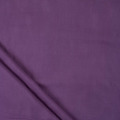 Solid Light Purple Cotton Plain Fabric