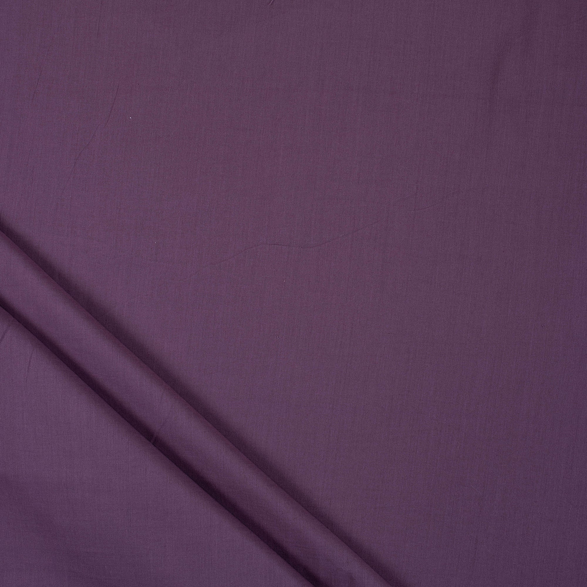 Premium Fabric in Purple Solid Soft Cotton