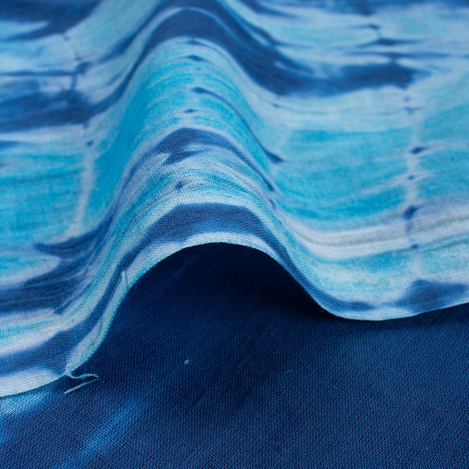 Soft Indian Hand Tie Dye Organic Cotton Fabric