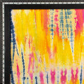 Shibori Tie-Dye Multicolor Fabric for Women&