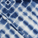 Blue Tie and Dye Fabric By Yard