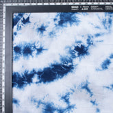 Blue Tie Dye Lightweight Cotton Fabric