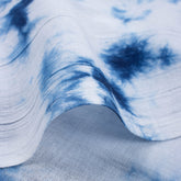 Blue Tie Dye Lightweight Cotton Fabric