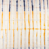 Multicolor Stripe Tie Dye Cotton Fabric 