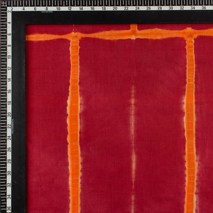 Beautiful Red Cotton Tie Dye Fabric