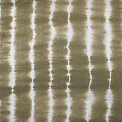 Green Tie and Dye Organic Cotton Fabric