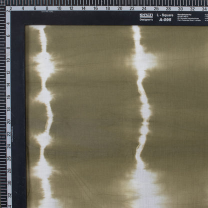 Green Tie and Dye Organic Cotton Fabric
