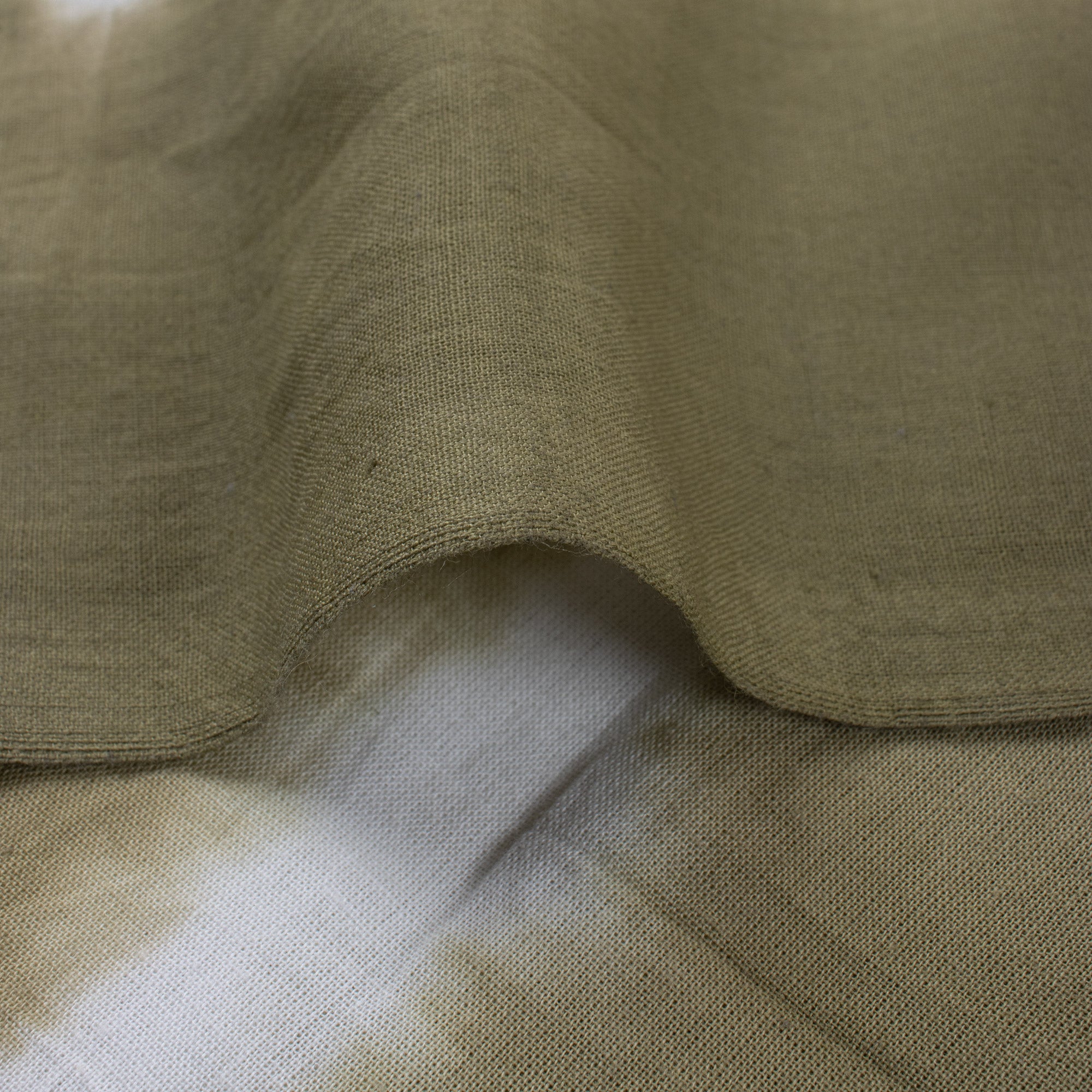 Green Tie and Dye Organic Cotton Fabric