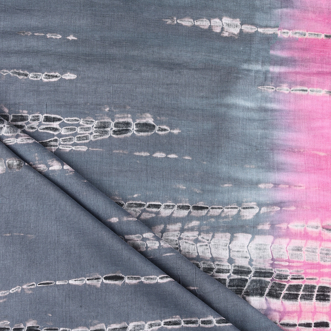 Multicolor Tie Dye Shibori Cotton Fabric