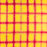 Yellow Cotton Shibori Tie Dye Fabric for Dress