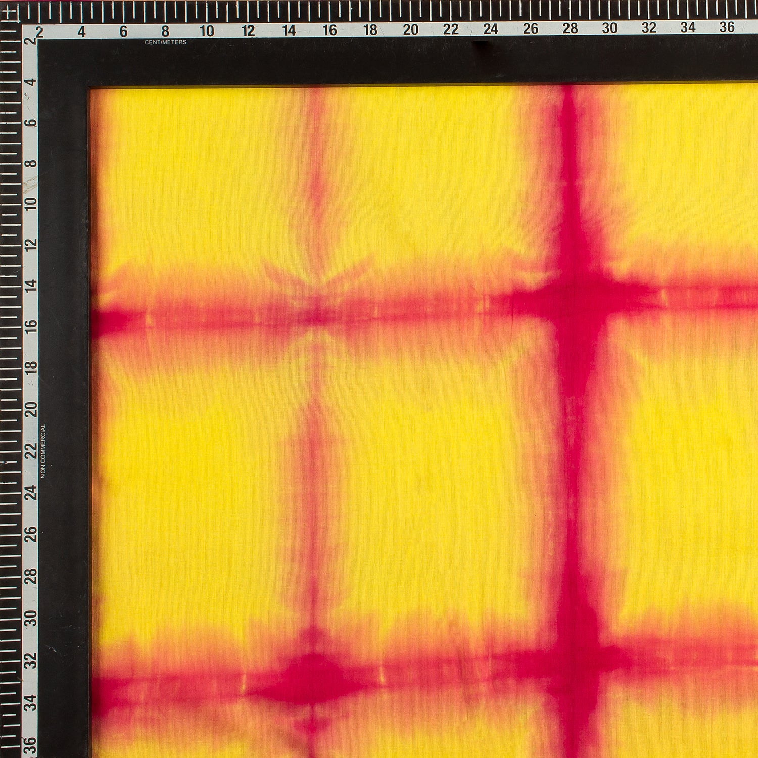 Yellow Cotton Shibori Tie Dye Fabric for Dress