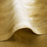 Yellow Hand Dyed Cotton Textile Fabric