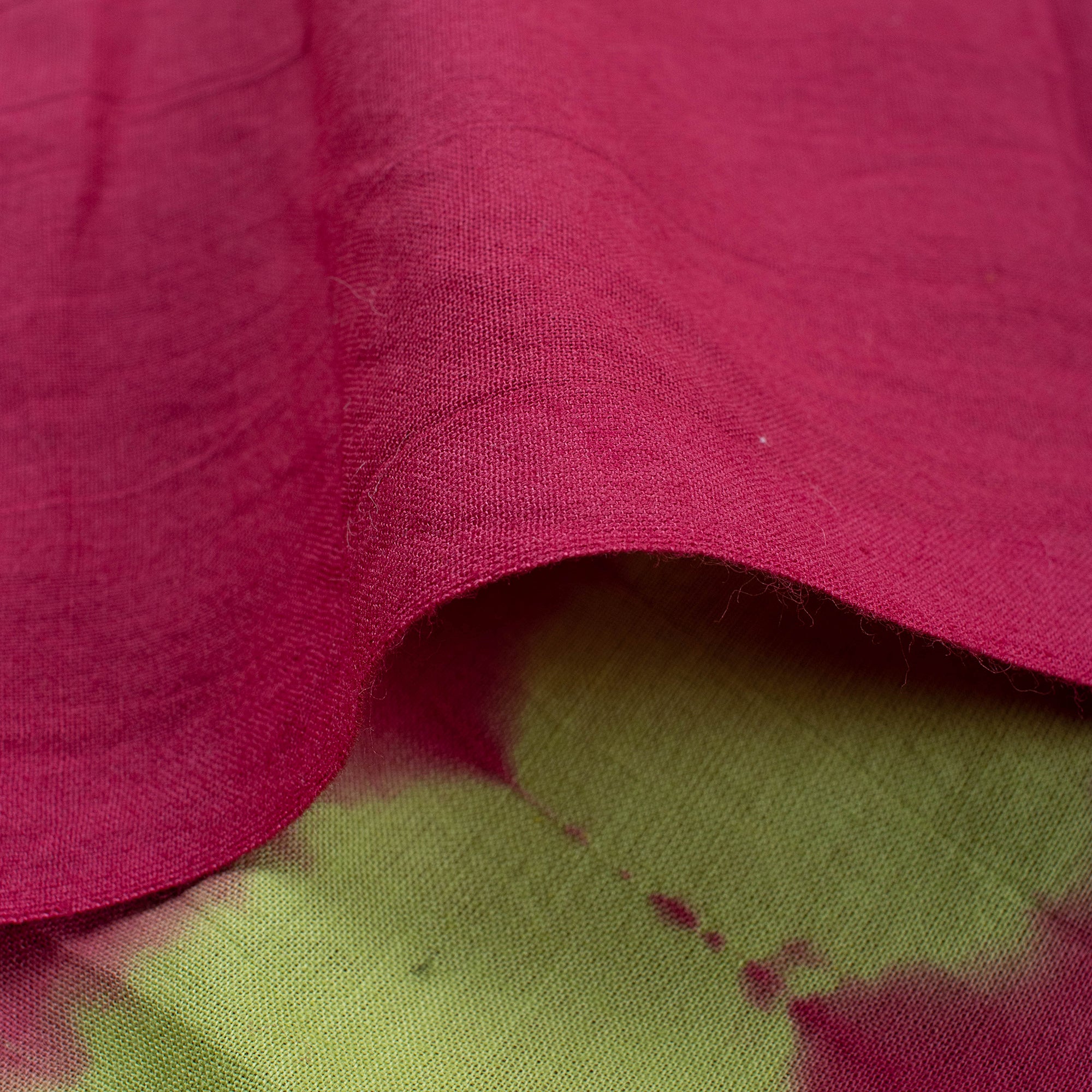 Tie Dye Hand Dyed Cotton Red Fabric Material