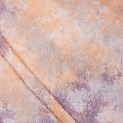 Shibori Tie Dye Multicolor Organic Cotton Textile Fabric